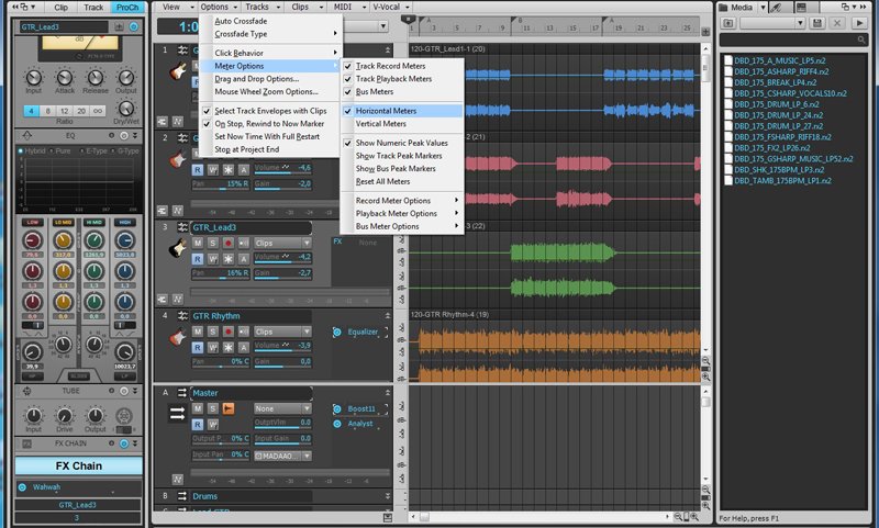 Ajustando o horizontal meter do Sonar