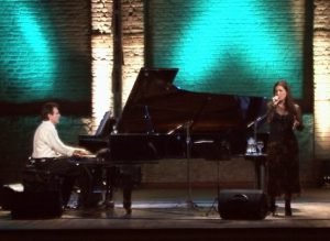 Bettina Graziani e Luciano Alves no Teatro Municipal de Niterói