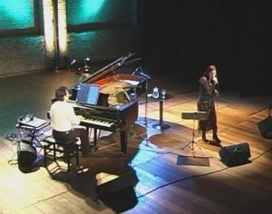 Bettina Graziani e Luciano Alves no Teatro Municipal de Niterói